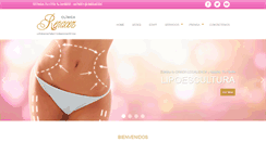 Desktop Screenshot of clinicarenacerperu.com